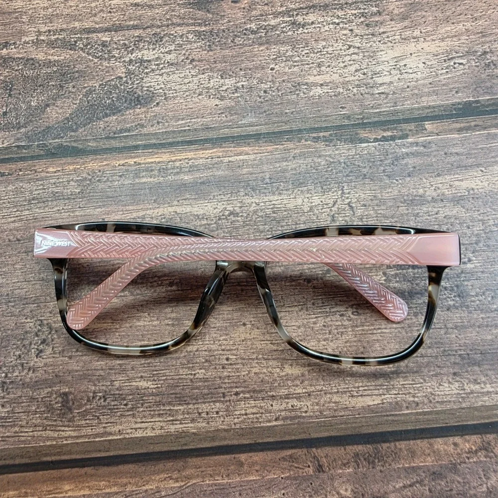 Nine West Womens Tortoise Rose Cat Eye Eyeglasses NW586S 291 56-17-135